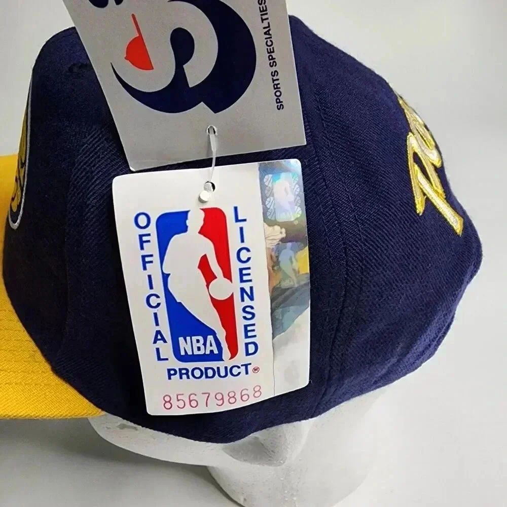 Indiana Pacers Letterman Sports‎ Specialties Snapback Hat IP Big Logo Rare NEW